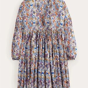 Boden Multicolor Floral Beach Dress